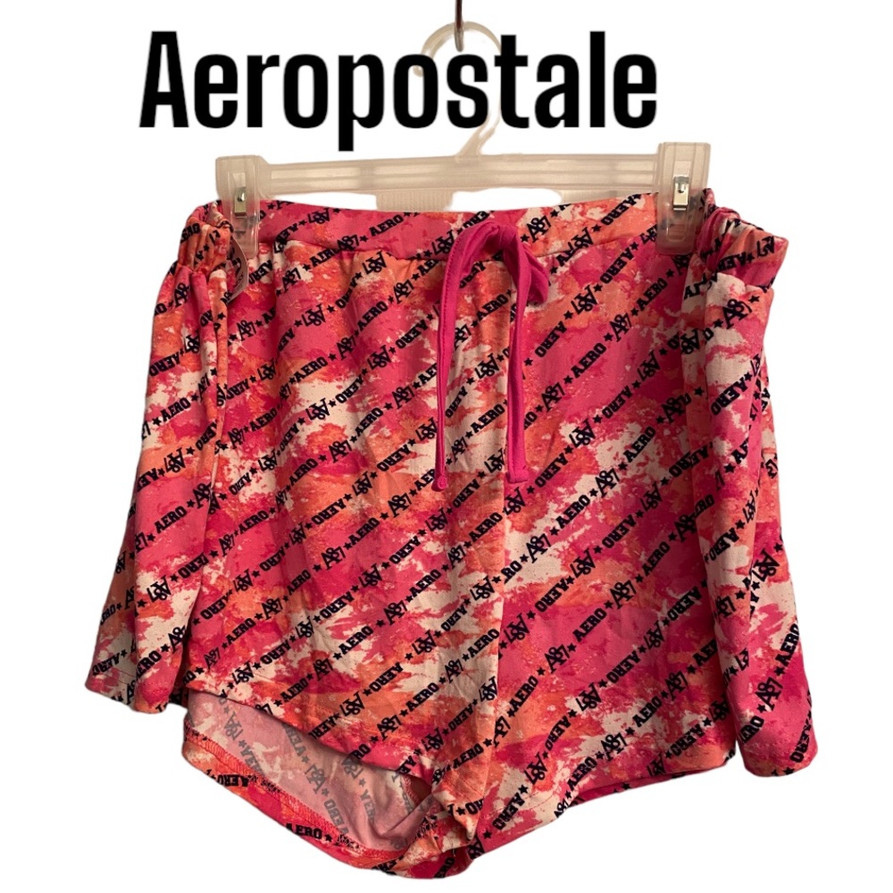 Aeropostale Pink Logo Lounge Sleep Shorts 3X NWT